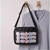 Borse da sera Customizsd Ita Bag Purse Fashion PU Leather Clear PVC Window Pins Display Designer Women Crossbody Shoulder Handbag