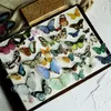 Embrulho de presente 80pcs Butterfly Ilustração Kits de adesivos de papel cortada para scrap.