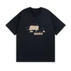 メンズ Tシャツ 2023 Balencaigaity ファッションデザインメンズ Tシャツ WomenTop 綿しわ防止プリントレターカジュアルカップル服 02-02 F38