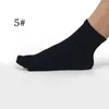 Calzini da uomo 1 paio da uomo solido traspirante confortevole compressione comfort cinque dita separate cotone alla caviglia
