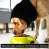 犬のアパレルスヌード犬の首と耳の暖かい冬の耳マフ騒音保護ペットニットスヌードのフラップラップなし