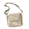 Avondtassen Casual messenger kleine tas eenvoudige kunstventilator canvas schouder mode all-match retro dames