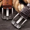 Belts Durable Vintage Casual All-match Genuine Leather Belt Pants Bands Men Pin Buckle Waistband