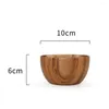 Plates Japanese Style Wooden Bowl Natural Wood Tableware For Kitchen Item Utensils Good Product Design Dining Home Dinnerware