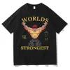 Мужские футболки аниме мужчины женщины мультфийские графики Tees Mens Fashion Vintage Tshirt Baki The Grappler Yujiro Hanma Woelds Самые сильные печатные рубашки T230103