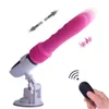 Machine à pistolet jouet sexuel entièrement automatique, télescopique, gode électrique pour adulte, simulation de pénis, prise en silicone, artefact de masturbation