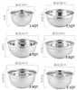 Bowls Stainless Steel Mixing Non-Slip Nesting Whisking Set For Salad Cooking Baking Kitchen Storage Soup Bowl