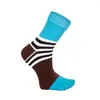 Men's Socks Fashion Stripe Five Toes Design Soft Breathable Cotton Casual Sport 2023