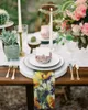 テーブルナプキンヒマワリスクエアナプキンのための結婚式の装飾ティータオルソフトキッチンディナー