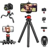 Tripods statyw do telefonu mobilnego Octopus uchwyt na smartfona selfie Stick Elastyczne mini stojak na telefon komórkowy 2 w 1 projekt