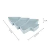 Plates Creative Christmas Tree Form Candy Nuts Dry Fruits Plastic Plate Desktop Decorative Storage Tray Kitchen Supplies