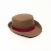 Berets x512 Damies Wełna fascynator kapelusz fedora unisex vintage kapelusze czapki trilby Man's Performance Cap