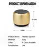 Altoparlante Bluetooth Mini Sound Altoparlanti wireless Portatile Piccola soundbar Carillon in lega