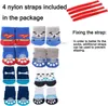 Dog Apparel Anti-Slip Knitted Cotton Dog Cat Socks Pet Paw Protectors for Indoor Wear 14 Color Wholesale A517