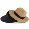 Beretler Erkek ve Kadınların Nötr Hasır Şapkaları İlkbahar Yazında Açık Seyahat Güneş Moda Eğlence İngilizcesi