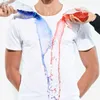 Camisetas masculinas camiseta de verão camisa respirável esporte seco rápido lazer mangas curtas pretas camiseta de seda de gelo casual sólido solto solto t23010103