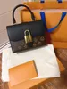 Locky BB Luxury Designer Classic Tote Bag Metal Lock Genuine Leather Clutch Bags 여성 패션 인쇄 패턴 크로스 바디 어깨 지갑 남성 봉투 지갑