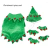 Dog Apparel Christmas Pet Cosplay Clothes roliga kostymer Cat Cape sjal Transformerad fest Holiday Gifts Valp