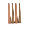 Fumando canos de madeira natural Filtro de tabaco seco Filtro de pr￩ -coletor Rolando cigarro Tubo port￡til Design inovador de madeira Pipes manuais