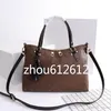New oversizebags handbags Shoulder Bag N40022 Damier Azur Lymington Zipper Handbag leather Handles Tassels Trim 35 24 14CM Clutche318y