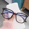 Солнцезащитные очки quutzzmnd retro Мужские женщины Big рама Anti Blue Light Grownes Fashion Optical Myopia Bloging Eywear 2023212d