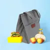 Servis uppsättningar bento lunchlåda termisk väska stor kapacitet dragkedja förvaringspåsar behållare för kvinnor coolare resepicknickhandväskor