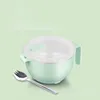 Bowls Fashionable Stainless Steel Instant Noodle Bowl Japanese Style Cover Set Convenient Fast Cup Dormitory Lunch Box Artifact