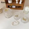 Depolama Şişeleri Altın kelebek dekoratif cam şişe Avrupa kristal kabartma kavanozu kapak atıştırmalık fıstığı mücevher kutusu ev dekorasyon