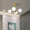 Lustres Moderne Tout Cuivre Led Lustre De Luxe El Décor Chambre Lampe Suspendue Salon Cuisine Restaurant Éclairage De Plafond