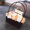 Present Wrap Waterproof Bag Flower Basket Carrier Packing Box Wedding Favor Supplies Florist Homegarden Hanging