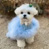 Evcil hayvanlar peluş sweater tişörtlü köpek giyim moda evcil örgü kazaklar yumuşak sıcak köpekler sweatshirt iki renk