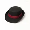 Berets x512 Damies Wełna fascynator kapelusz fedora unisex vintage kapelusze czapki trilby Man's Performance Cap