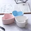 Bowls Small Baking Bowl Pudding Cup High Temperature Heart-shaped Ceramic Oven Cake