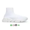 2023 Speed 2022 Paris Sock Shoes Casual Men Women Original Slip-On Black White Red Green Trainer Sports Sneakers Boots Walking Outdoor Sneaker 36-46