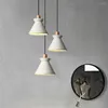 Pendant Lamps Nordic Three-Head Restaurant Chandelier Single-Head Bar Lamp Coffee Shop Milk Tea Internet Celebrity