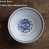 Miski jingdezhen niebiesko -biała porcelanowa pusta miska ramen vintage chiński wzór smoków ryżowe zastawa stołowa kuchenna