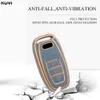 NIEUWE TPU 6D PLATING AUR Remote Smart Key Cover Case Shell voor Audi A1 A3 A4 A5 A6 A7 A8 Quattro Q3 Q5 Q7 2009-2015 Accessoires