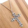 Vintage Cross Necklace Goth Jewelry Accessories Gothic Grunge Chain Y2k Fashion Women Cheap Items New In Men
