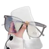 Sonnenbrille Qutzzmnd Retro -Männer Frauen großer Rahmen Antiblau -Licht -Lesebrillen Mode optische Myopie Blockieren Brillen 2023208t