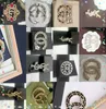 Mieszane wyślij luksusowe kobiety mężczyźni projektant marka list broszki 18K pozłacana wkładka kryształ Rhinestone biżuteria broszka urok perła szpilka Party prezent akcesoria