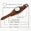 Нарученные часы широкий панк подлинный кожаный ремень для ремня мужчин Электронный указатель часы браслеты браслеты Homme мужские украшения