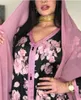 Etniska kläder Ramadan Indien Muslimska kvinnor klär Eid Floral Print Abaya Dubai Arabiska klänningar Marockanska Kaftan Islamiska mantel 2023