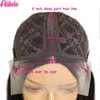 13x6x1Transparant Lace Front Bob Wig Human Hair Briziliaans bot recht T-Part Fronal Short Alibele