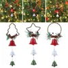 Décorations de Noël Fournitures Fête Fenêtre Décor Artisanat Ornement Suspendu Année Cloches Pendentif Arbre De Noël