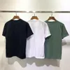 Brand Designer Stones Shirts for Mulher Men's Summer Fashion Letter Borderyer Cirlation Mens Clothing Ilha de manga curta 11