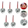 Christmas Decorations 2023 Product 5pcs Angel Wing Shaped Pendents Tree Ornaments Heart Shape DIY Pendant