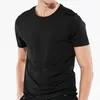 Erkek Tişörtleri Yaz Tişört Nefes Alabaç Gömlekler Hızlı Kuru Spor Erkekler Boş Kısa Kollu Sıradan Buz İpek T-Shirt Katı Gevşek O-Neck T230103