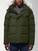 المصممون شتاء الفراء أسفل باركا الكندية Goode Goose Coats رجالي نساء أسفل السترات Homme Jassen Puffer Parkas Canada مع شارة سميكة 224