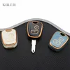 Nouveau TPU voiture clé à distance coque de couverture pour Peugeot 106 107 206 207 306 307 406 407 pour citroën C1 C4 protecteur Fob accessoires