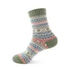 Chaussettes pour hommes NUO HUANG hiver chaud loisirs mode motifs colorés bas en coton laine rétro Totem série de motifs